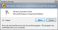 Activation de Windows Vista