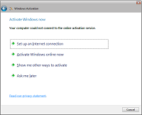 Activation de Windows Vista