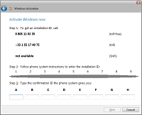 Activation de Windows Vista